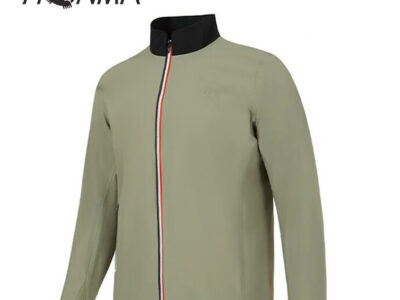 HONMA男士时尚运动修身立领夹克外套豆绿HMIQ302R524